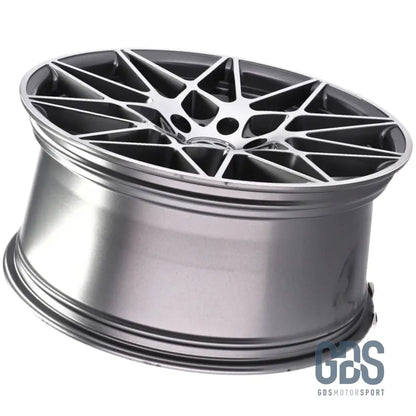 Pack 4 jantes Type 666M Gris face poli BMW R18 X 8,5’’ ET35 9,5’’ ET40 Compétition - Jantes et pneus - GDS Motorsport
