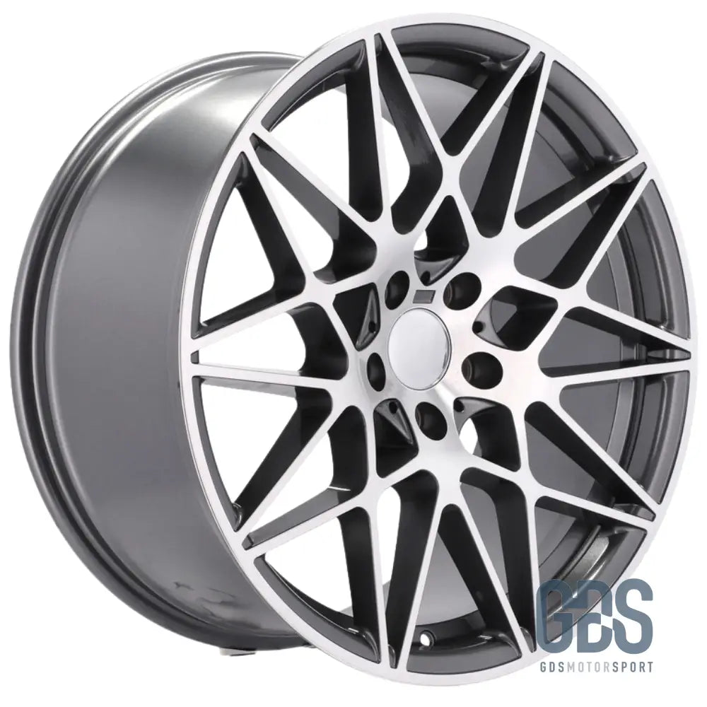 Pack 4 jantes Type 666M Gris face poli BMW R19’’ X 8,5’’ ET35 9,5’’ ET40 Compétition - Jantes et pneus - GDS Motorsport