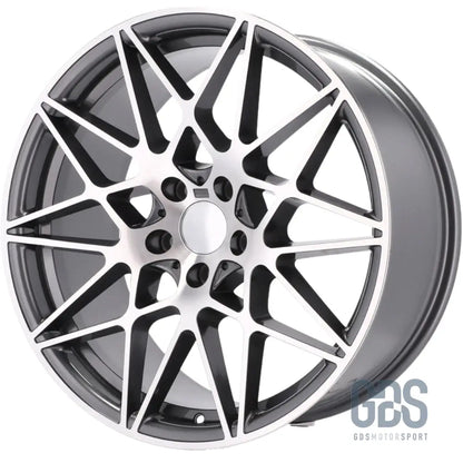 Pack 4 jantes type 666m gris face poli bmw r19’’ x 8,5’’ et35 9,5’’ et40 compétition - jantes et pneus