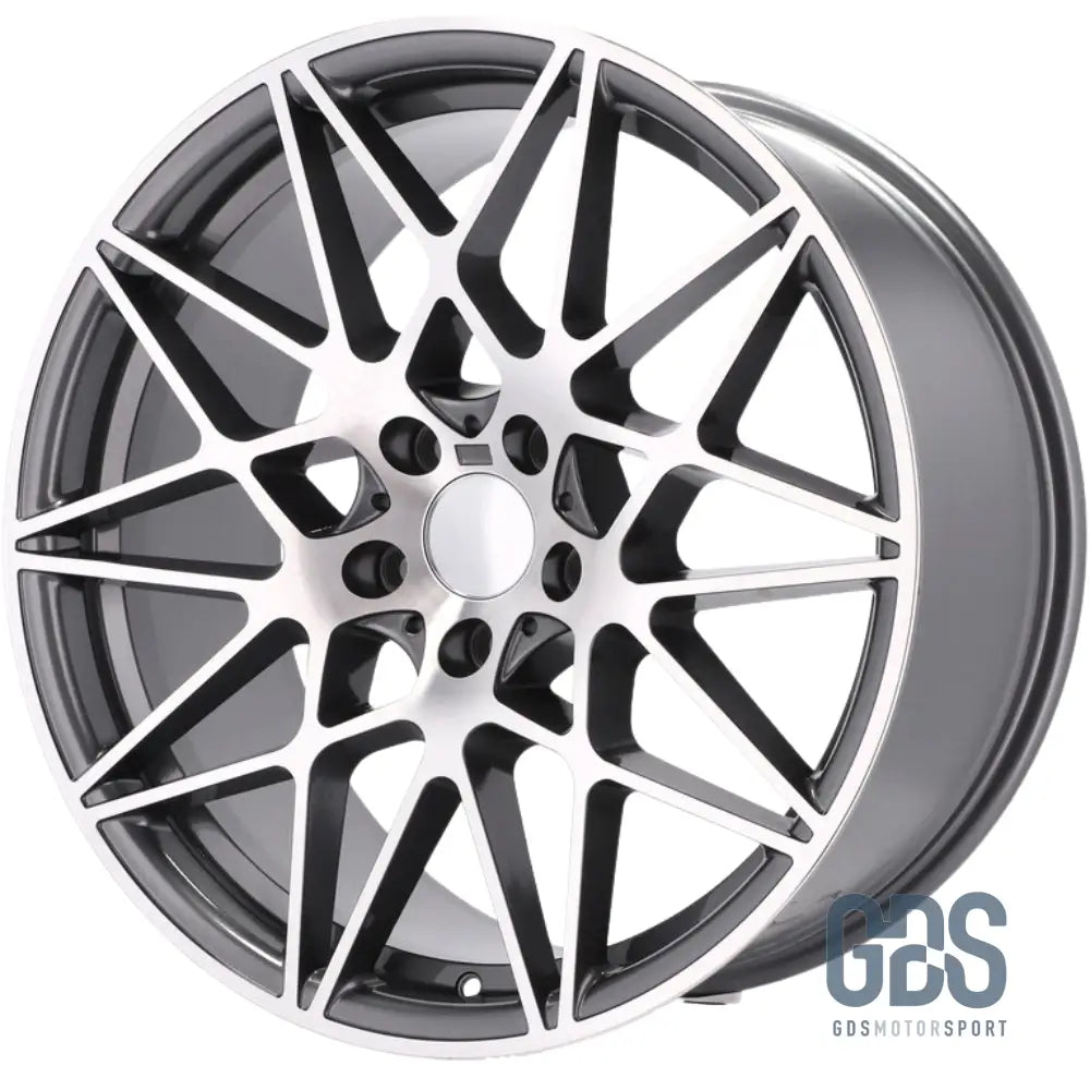 Pack 4 jantes Type 666M Gris face poli BMW R20 X 8,5’’ ET35 9,5’’ ET40 Compétition - Jantes et pneus - GDS Motorsport