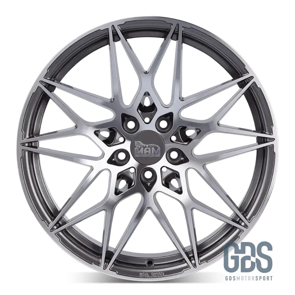Pack 4 jantes Type 666M MAM Gris face poli BMW R18’’ X 8’’ ET35 Compétition - Jantes et pneus - GDS Motorsport