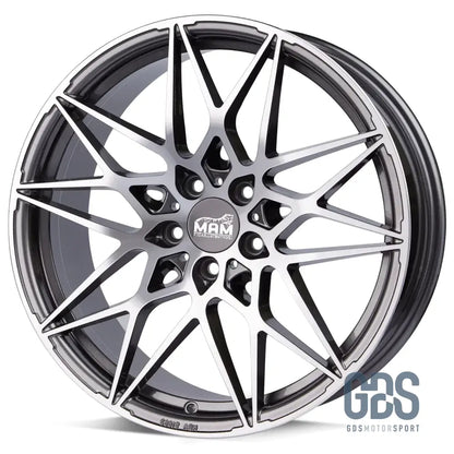 Pack 4 jantes Type 666M MAM Gris face poli BMW R18’’ X 8’’ ET35 Compétition - Jantes et pneus - GDS Motorsport