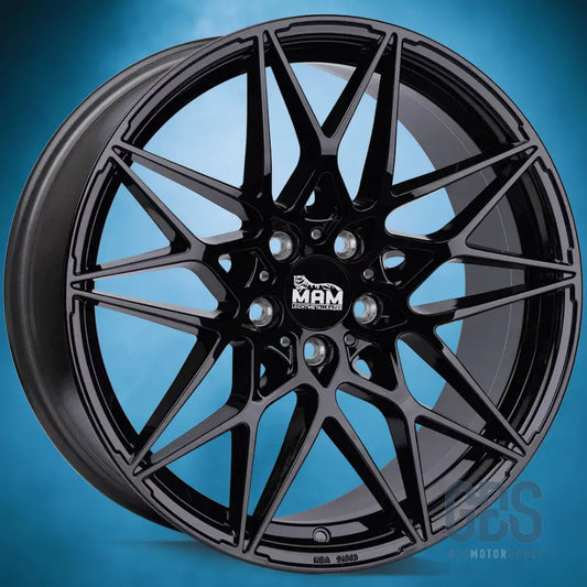 Pack 4 jantes type 666m mam noir bmw r19’’ x 8.5’’ et35 compétition - jantes et pneus