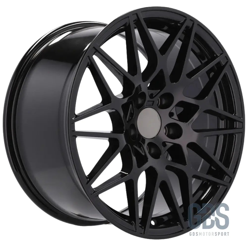 Pack 4 jantes type 666m noir bmw r17 x 7,5’’ et37 compétition - jantes et pneus