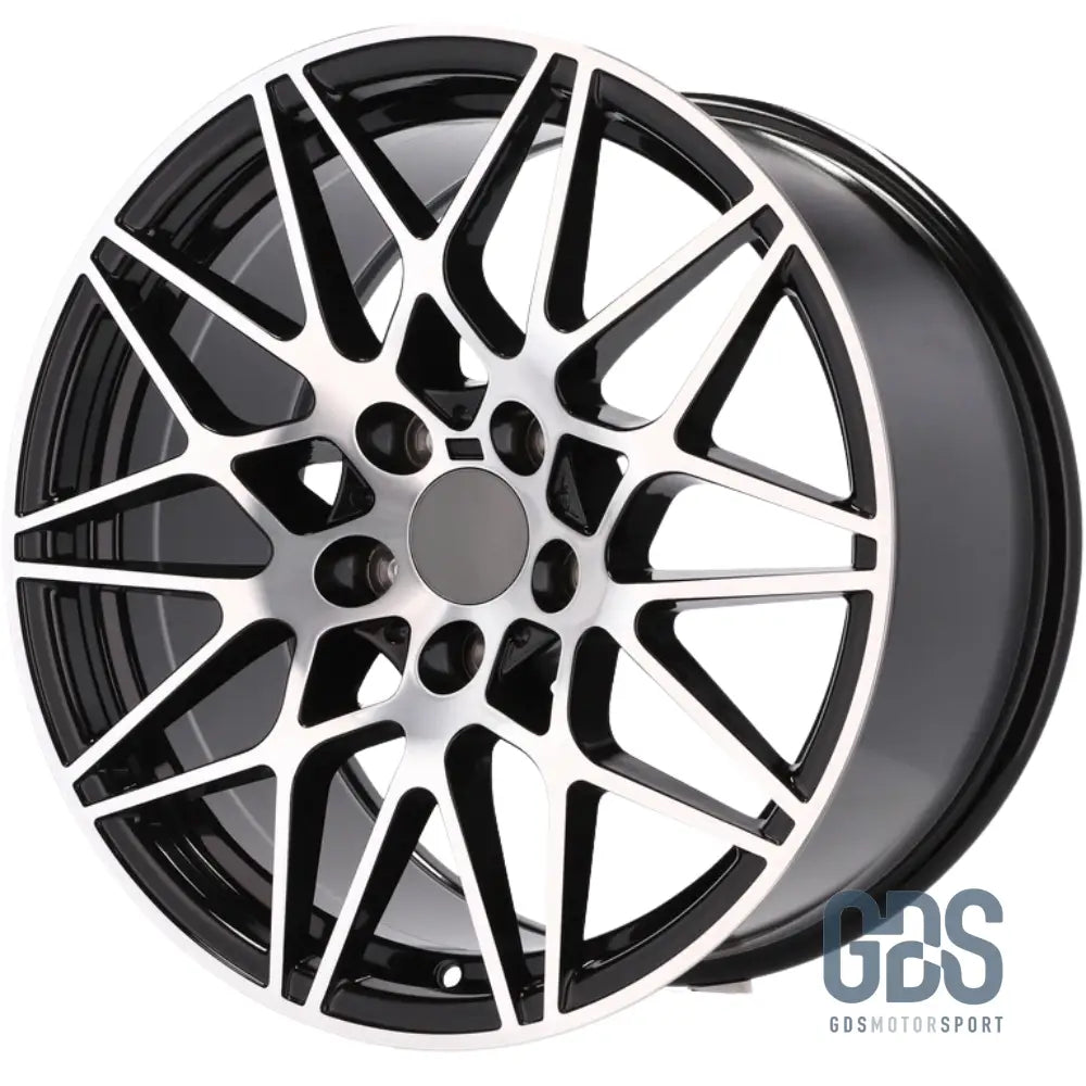 Pack 4 jantes Type 666M Noir face poli BMW R18’’ X 8,5’’ ET35 9,5’’ ET40 Compétition - Jantes et pneus - GDS Motorsport