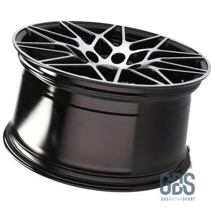 Pack 4 jantes Type 666M Noir face poli BMW R18’’ X 8,5’’ ET35 9,5’’ ET40 Compétition - Jantes et pneus - GDS Motorsport