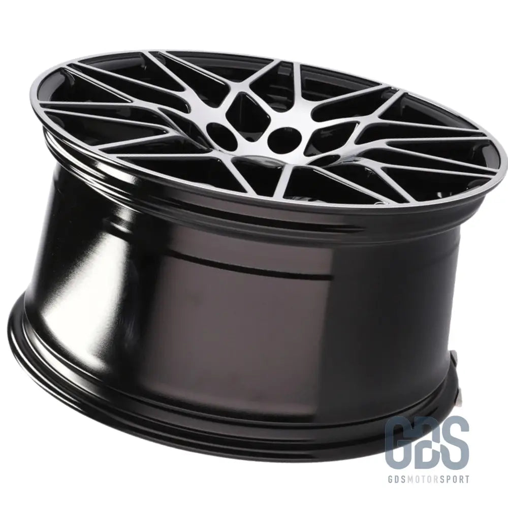 Pack 4 jantes type 666m noir face poli bmw r18’’ x 8,5’’ et35 9,5’’ et40 compétition - jantes et pneus