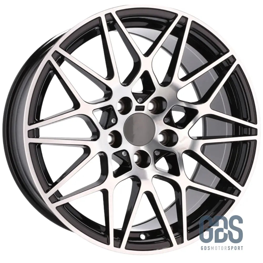 Pack 4 jantes Type 666M Noir face poli BMW R20 X 8,5’’ ET35 9,5’’ ET40 Compétition - Jantes et pneus - GDS Motorsport