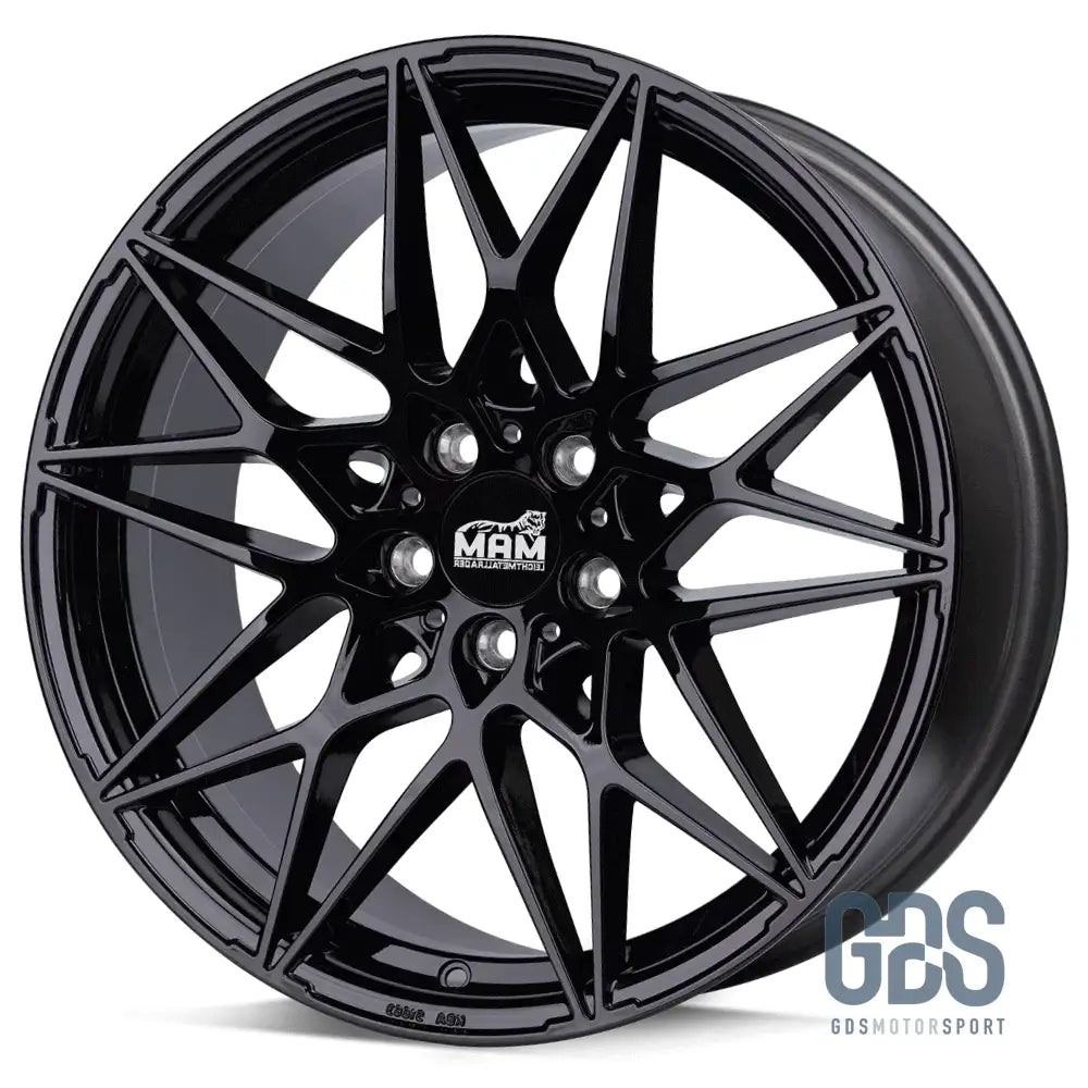 Pack 4 jantes Type 666M MAM Noir BMW R18’’ X 8’’ ET35 Compétition - Jantes et pneus - GDS Motorsport