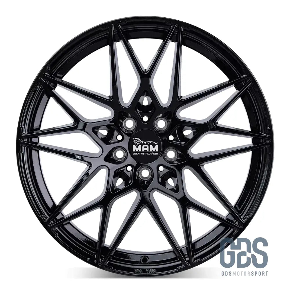 Pack 4 jantes Type 666M MAM Noir BMW R18’’ X 8’’ ET35 Compétition - Jantes et pneus - GDS Motorsport