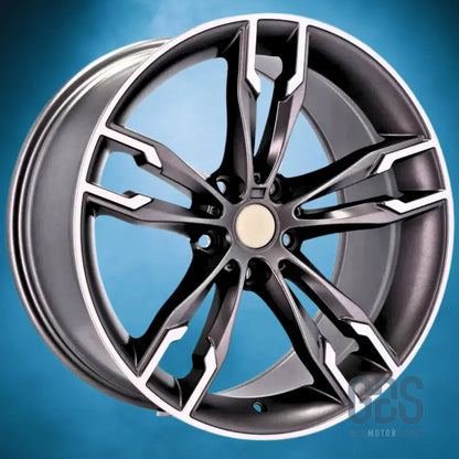 Pack 4 jantes type 668m gris poli bmw r17’’ x 8’’ et34 - jantes et pneus
