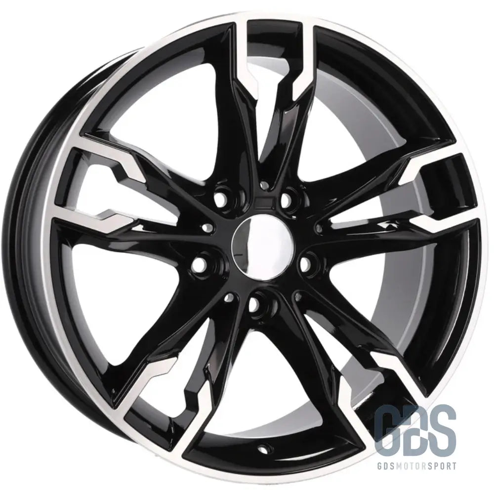 Pack 4 jantes type 668m noir poli bmw r17’’ x 8’’ et34 - jantes et pneus