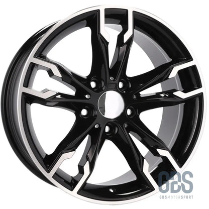 Pack 4 jantes type 668m noir poli bmw r17’’ x 8’’ et34 - jantes et pneus