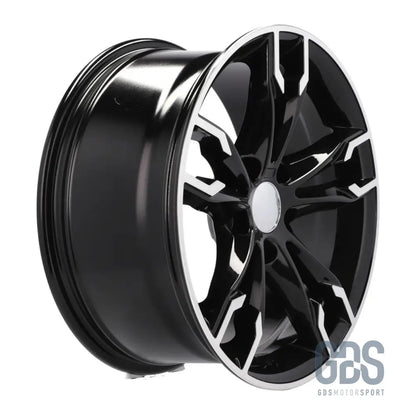 Pack 4 jantes type 668m noir poli bmw r17’’ x 8’’ et34 - jantes et pneus