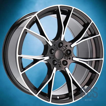 Pack 4 jantes type 789m noir poli bmw r19’’ x 8,5’’ et33 - jantes et pneus