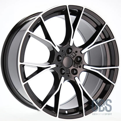 Pack 4 jantes type 789m noir poli bmw r19’’ x 8,5’’ et33 - jantes et pneus