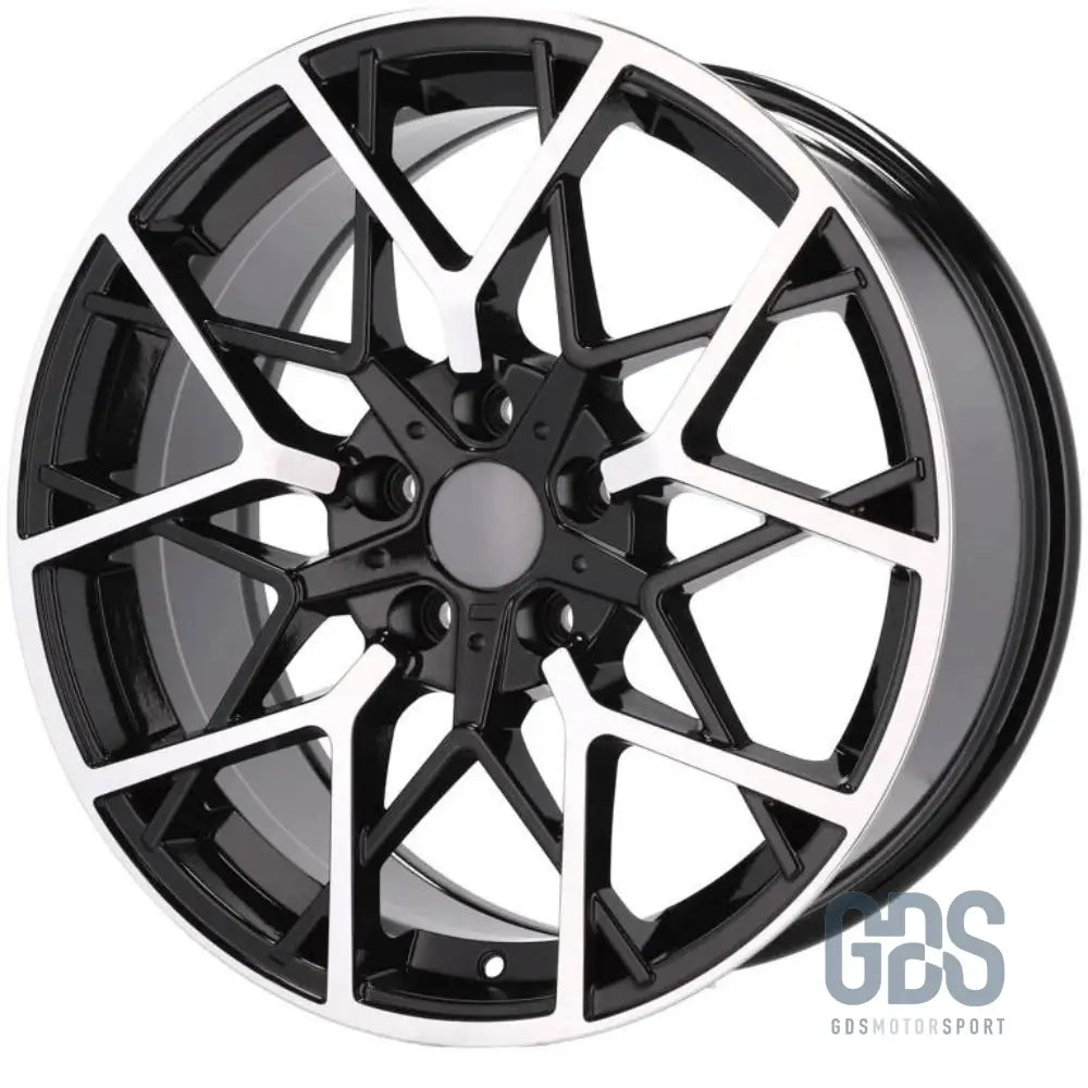 Pack 4 jantes type 795 m noir poli bmw r18’’ x 8’’ et34 9’’ et38 - jantes et pneus