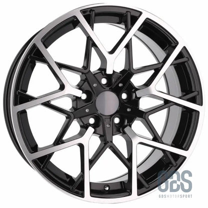 Pack 4 jantes type 795 m noir poli bmw r18’’ x 8’’ et34 9’’ et38 - jantes et pneus