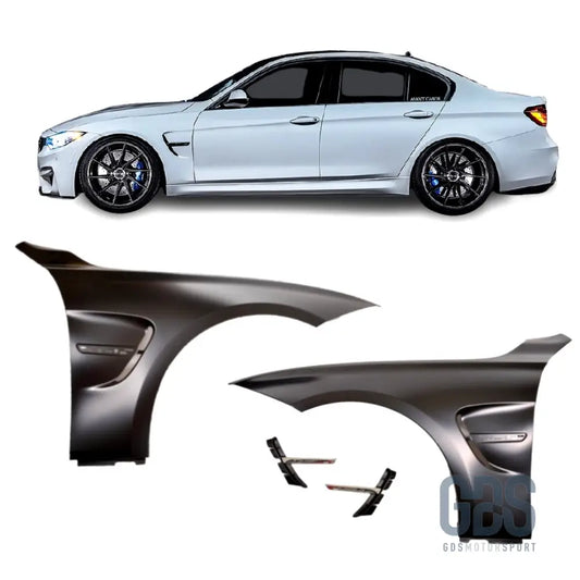 Pack ailes avant look m3 f80 pour bmw f30 berline / f31 touring - m
