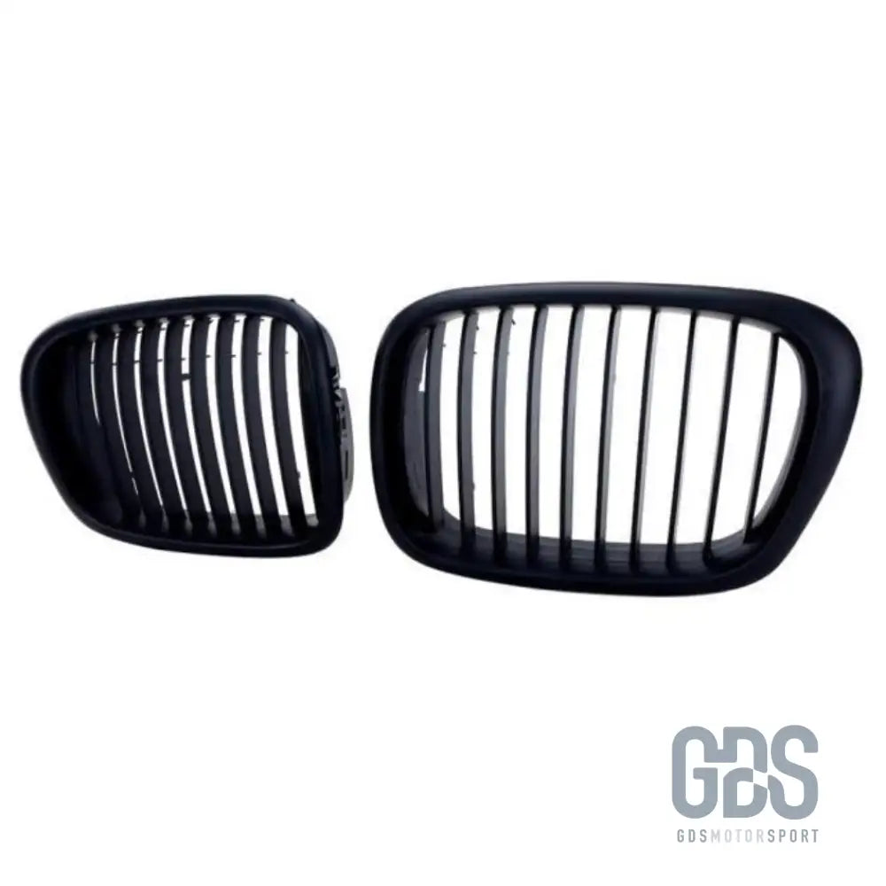 Pack face avant — grilles calandre noir mat + antibrouillards cristal m5 bmw e39 - calandres