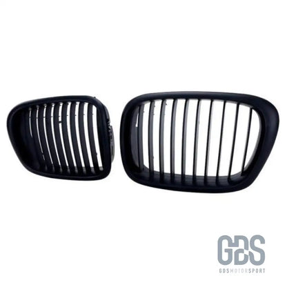 Pack face avant — grilles calandre noir mat + antibrouillards cristal m5 bmw e39 - calandres