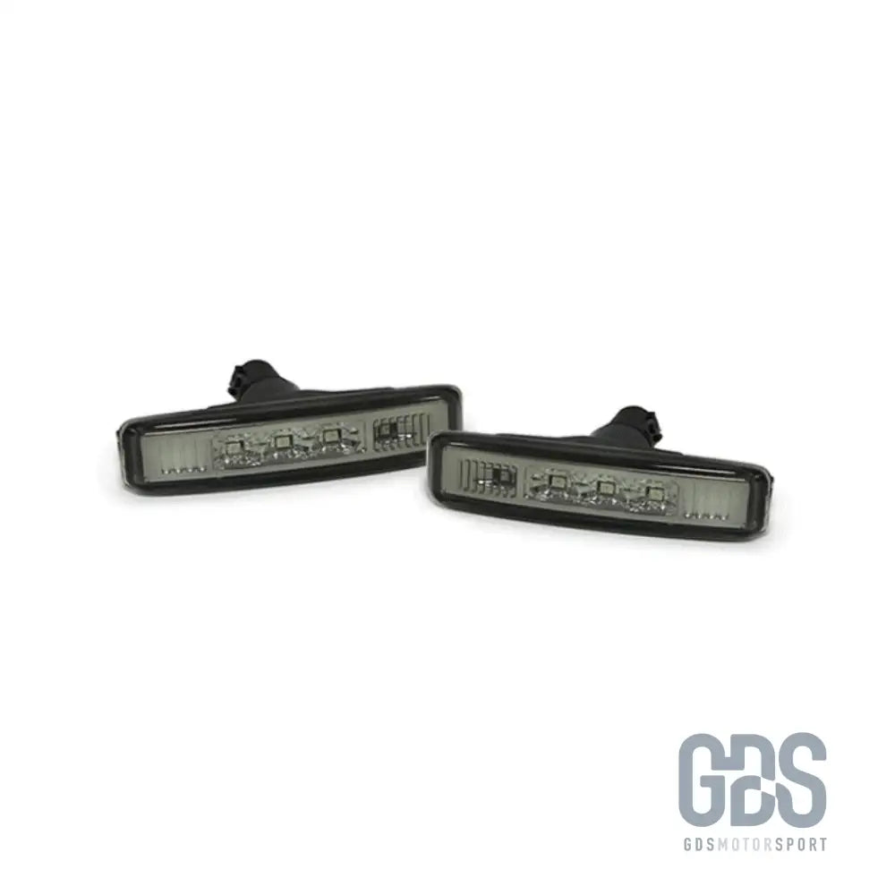 Pair de répétiteurs clignotants noir led pour bmw série 5 e39