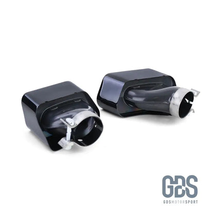 Diffuseur pare choc arrière Noir Brillant BMW F10 / F11 Pack M 550 I/D PERFORMANCE Avec Embouts - Pare Choc - GDS Motorsport