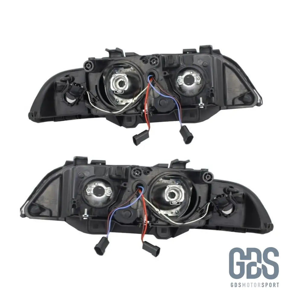Phares Angel Eyes BMW Série 5 E39 Phase 1 Halogène H7/ H7 - PHARES FEUX - GDS Motorsport