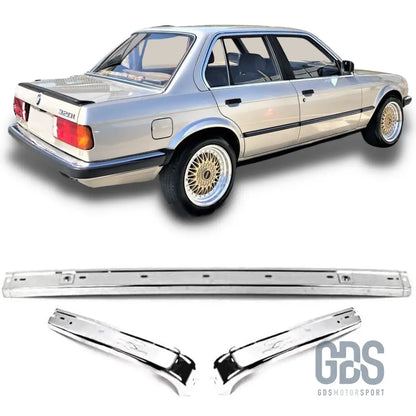Pare-choc arrière chrome pour bmw e30 (1982-1990) - pare-choc arrière