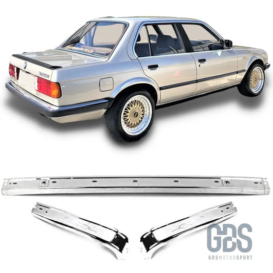 Pare-choc arrière chrome pour bmw e30 (1982-1990) - pare-choc arrière