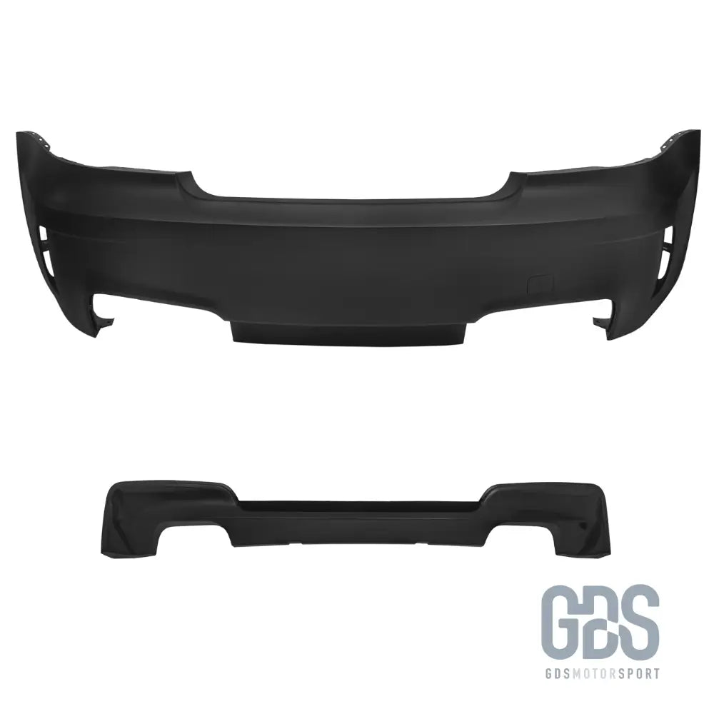 Pare-choc arrière look 1m avec diffuseur pour bmw série 1 e82 coupé e88 cabriolet - arrière