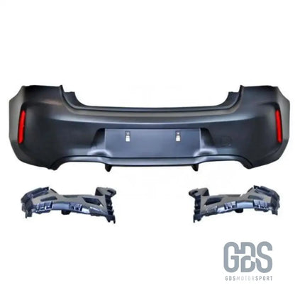 Pare-choc arrière look m2 compétition pour bmw série 1 f20 f21 phase 2 lci - arrière