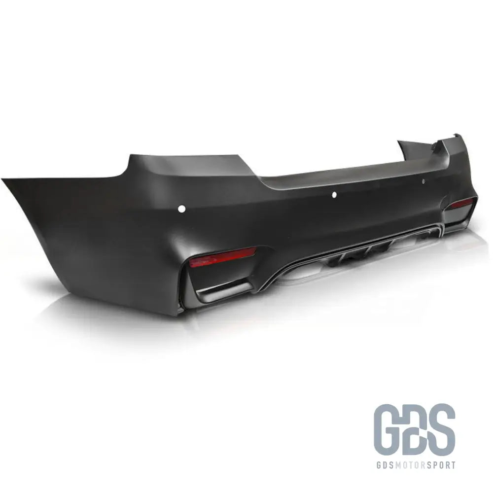 Pare-choc arrière look m4 bmw e92 e93 phase 1 et 2 avec diffuseur