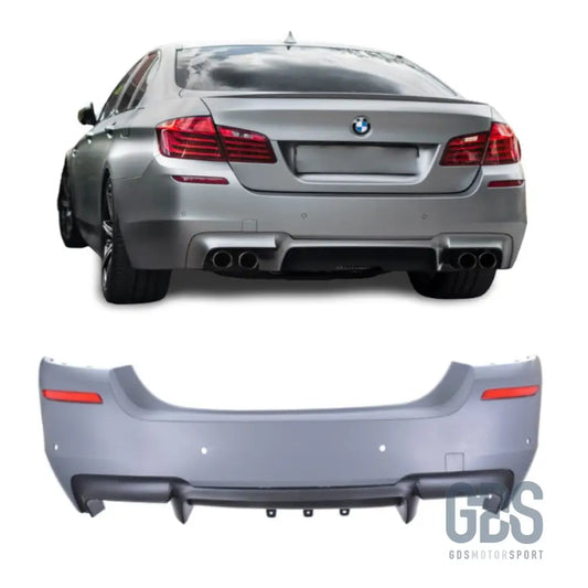 Pare-choc arrière look m5 pour bmw série 5 f10 berline (2010-2017) - arrière