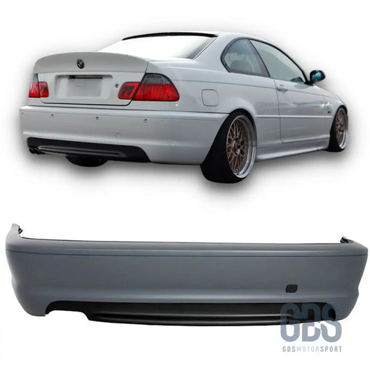 Pare-choc arrière look pack m2 pour bmw série 3 e46 coupé / cabriolet - arrière