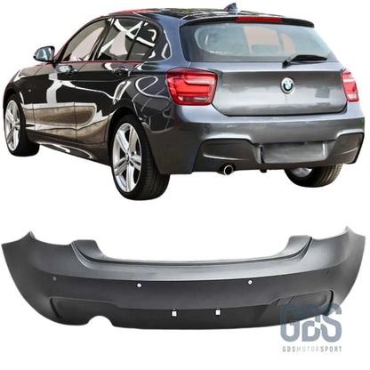 Pare-choc arrière pack m bmw série 1 f20 f21 phase sortie simple gauche - arrière