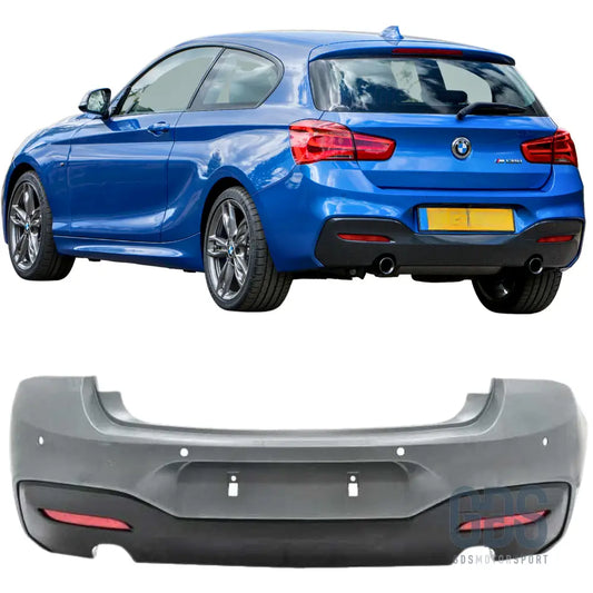 Pare-choc arrière pack m pour bmw série 1 f20 f21 phase 2 lci type 140i sortie gauche / droite - arrière