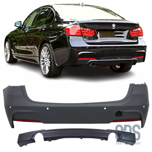 Pare-choc arrière pack m pour bmw série 3 f30 berline 335i 340i 335d