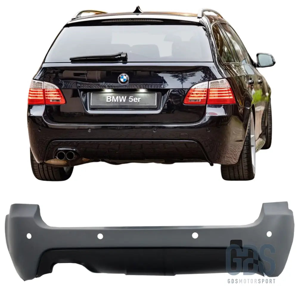 Pare-choc arrière pack m bmw série 5 e61 touring — phase 1 & 2 lci (2004-2010) - arrière