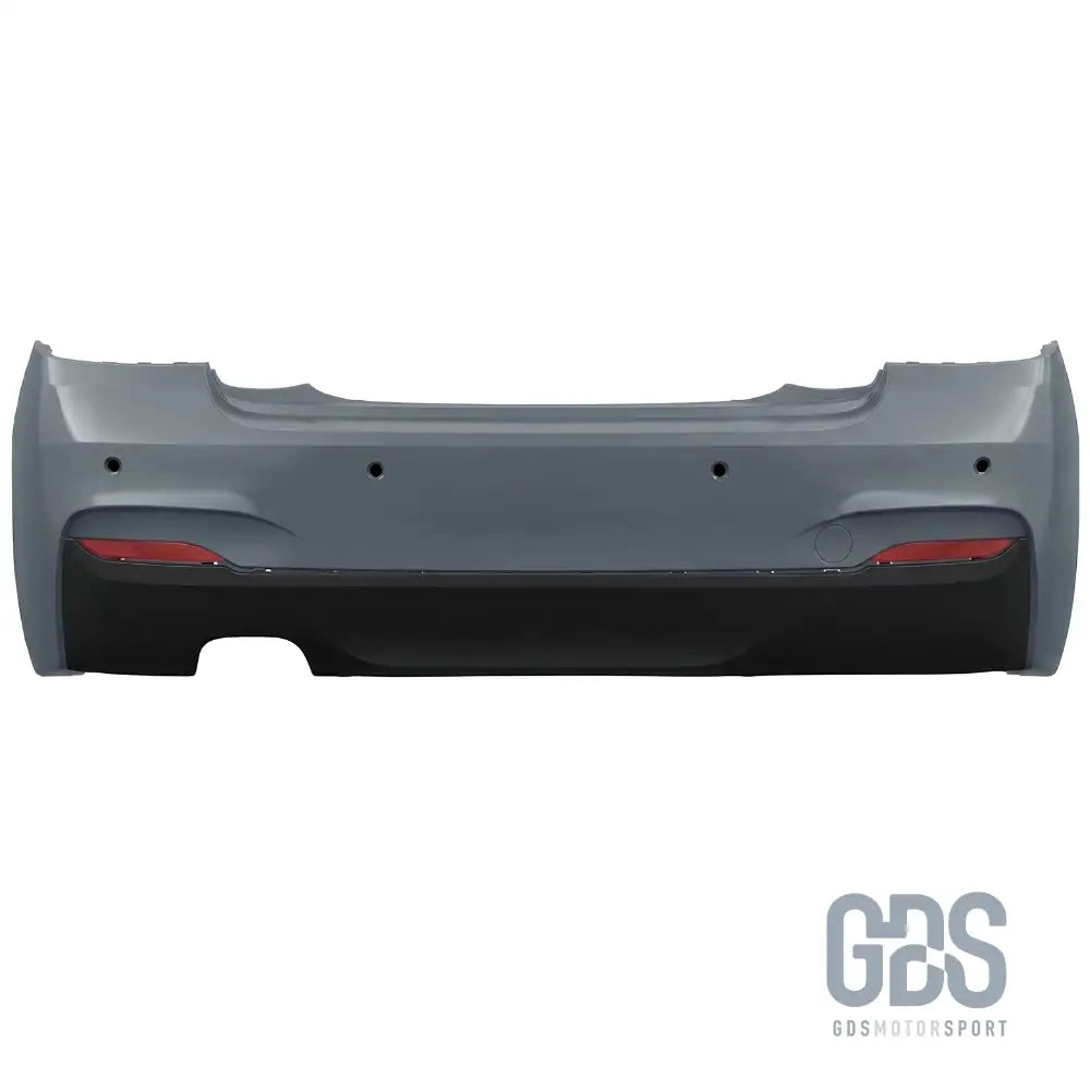 Pare-choc arrière pack m double sortie gauche pour bmw série 2 f22 f23 phase 1 et lci