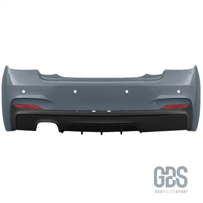 Pare-choc arrière pack m double sortie gauche pour bmw série 2 f22 f23 phase 1 et lci