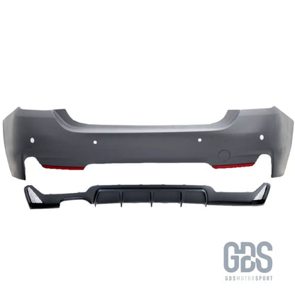 Pare choc arriere pack m performance pour bmw f36 sortie double gauche - pare-choc arrière