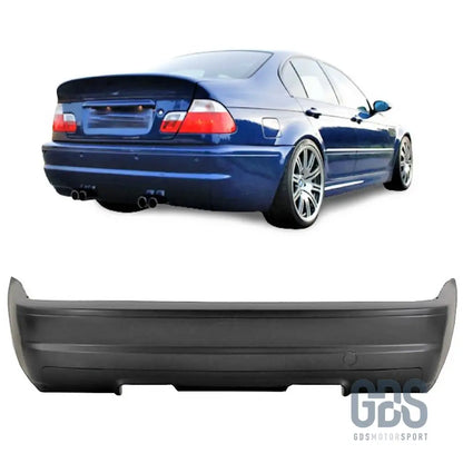 Pare-choc arrière style bmw m3 pour série 3 e46 berline - arrière