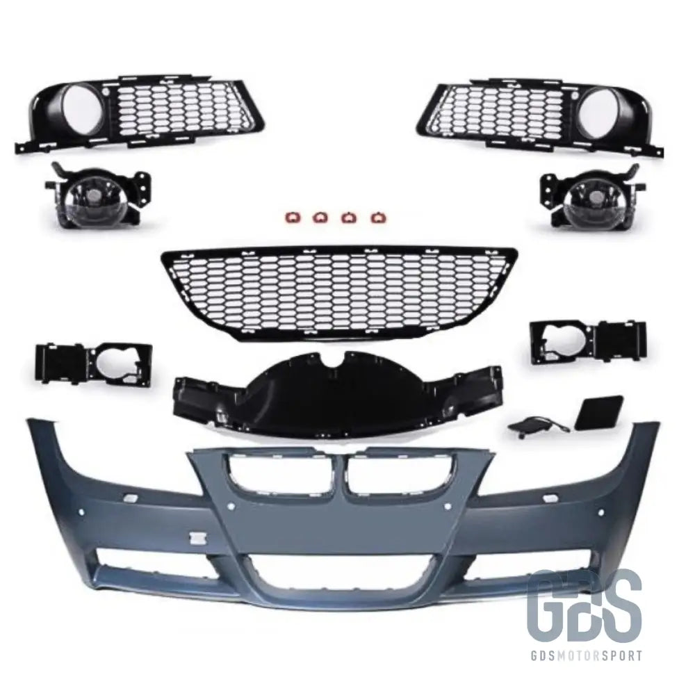 Pare-choc avant bmw pack m série 3 e90/e91 phase 1 avec antibrouillards - pare-choc