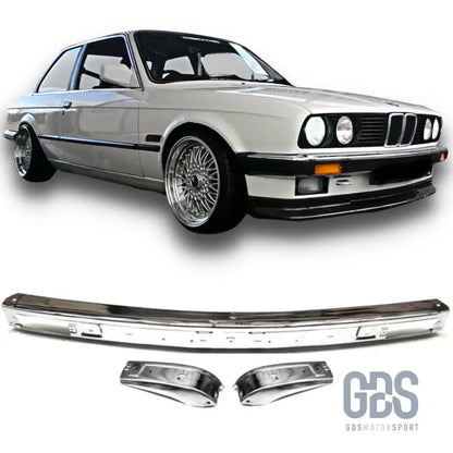 Pare-choc avant chrome pour bmw e30 (1982-1990) - pare-choc