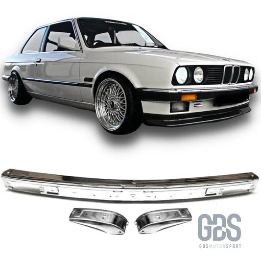 Pare-choc avant chrome pour bmw e30 (1982-1990) - pare-choc
