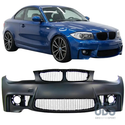 Pare-choc avant look 1m pour bmw série 1 e81 e82 e87 e88, phase et 2