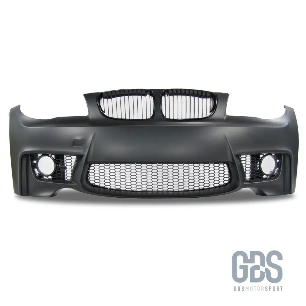 Pare-choc avant look 1m pour bmw série 1 e81 e82 e87 e88 — phase et 2