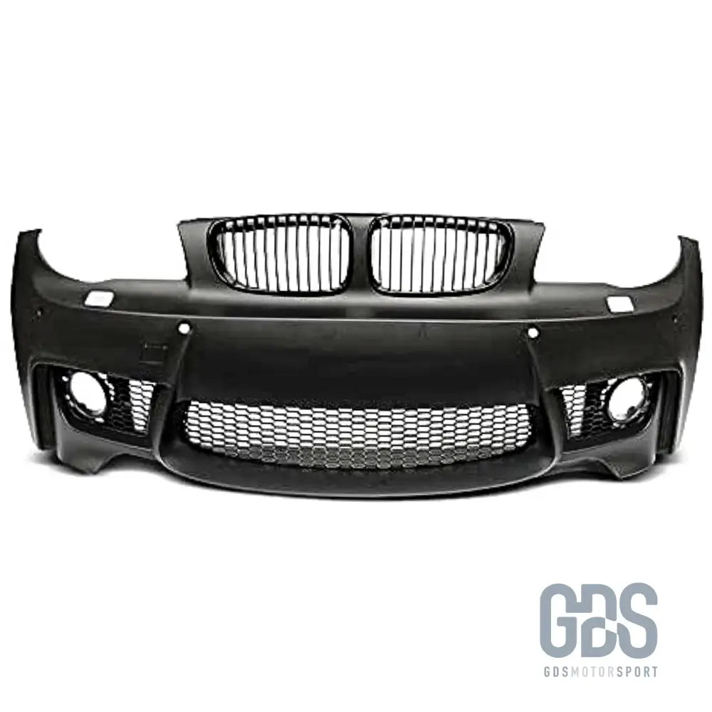 Pare-choc avant look 1m pour bmw série 1 e81 e82 e87 e88 — phase et 2