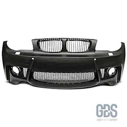 Pare-choc avant look 1m pour bmw série 1 e81 e82 e87 e88 — phase et 2